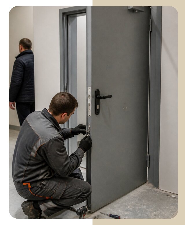Ремонт противопожарной двери в Барнауле по цене 6575 р. | ДвериЛегко-Брн